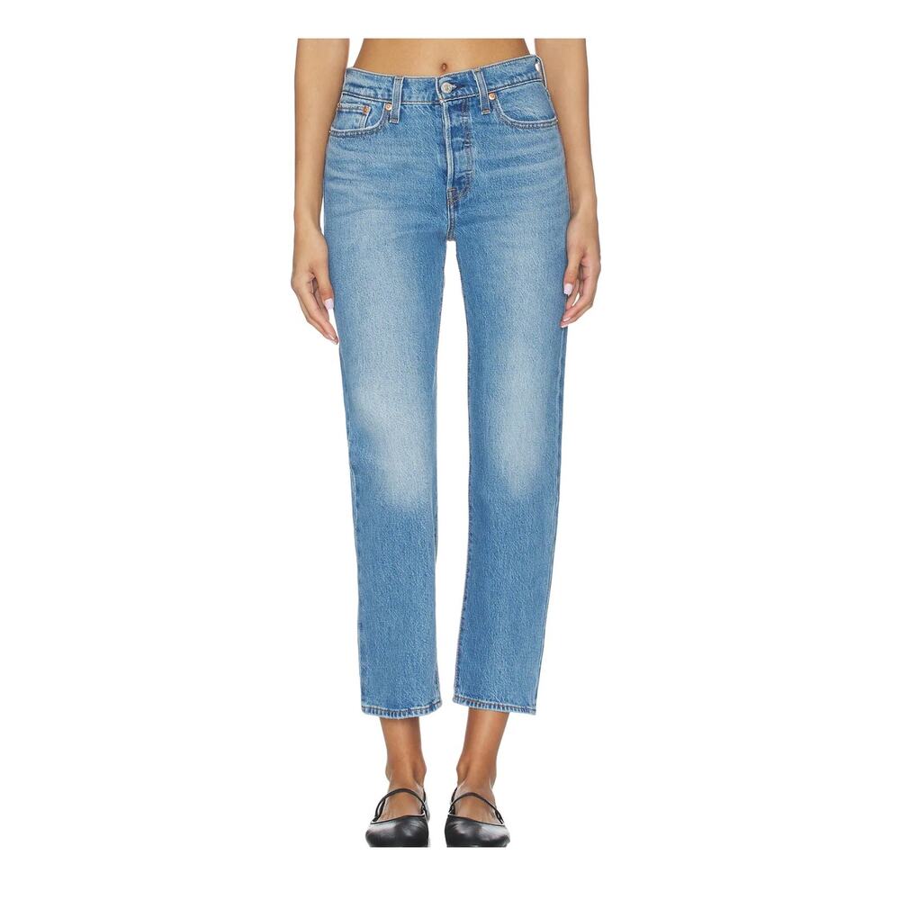 Levi's Wedgie Straight Blue Denim Jeans size 30